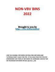Carding is evolving and you . . Non avs bins 2023